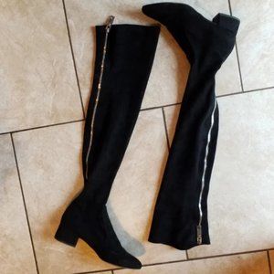 Dolce Vita Black faux suede Over-the-Knee Boot 8